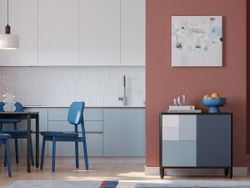 Панно декоративное Fleur, 60х60 см, голубое
