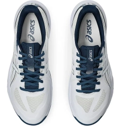 Мужские кроссовки для сквоша/бадминтона Asics Gel-Tactic 13 - white/mako blue