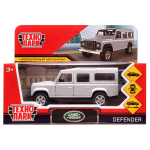 Модель ин. мет. "Land Rover Defender" 12см, открыв. двери, серебр, коробка DEFENDER-SL (Технопарк)