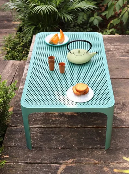 Журнальный столик Net Table 100х40 см мятный
