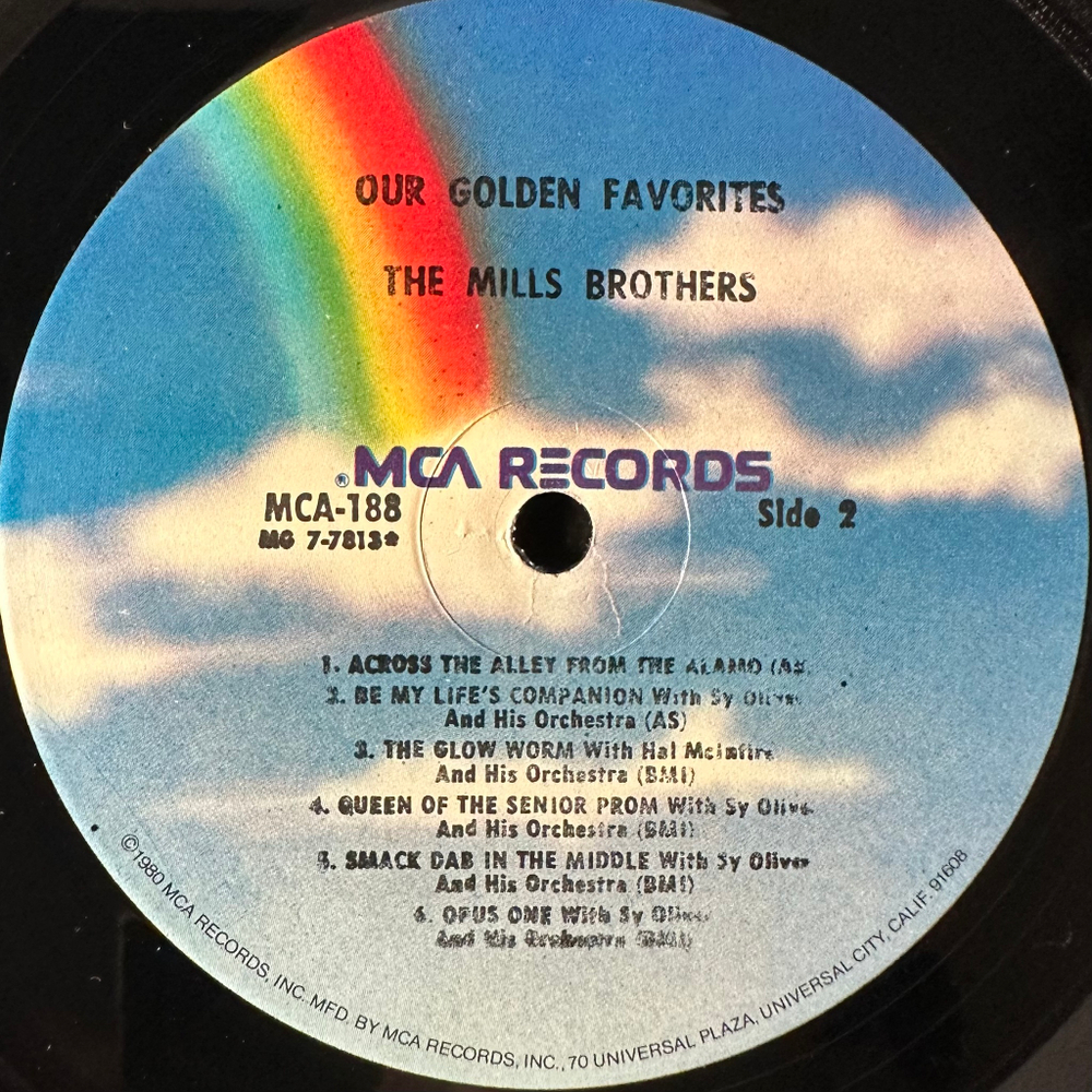 The Mills Brothers ‎– Our Golden Favorites (США)