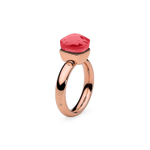 Кольцо Qudo Firenze padparadscha 17.2 мм 610477/17.2 R/RG размер 17,2