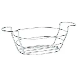 Корзинка для подачи 23*15 см h10 см овальная 2 ручки нерж. P.L. Proff Cuisine