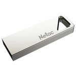 Флеш-диск 16 GB NETAC U326, USB 2.0, металлический корпус, серебристый, NT03U326N-016G-20PN