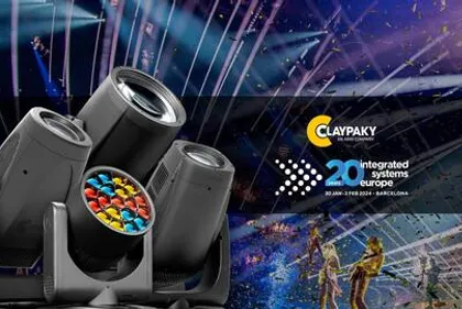 Откройте для себя новейшие световые решения с Claypaky для любых условий
