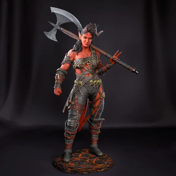 Karlach big Axe - Baldur's Gate 3
