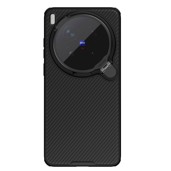 Чехол черный с MagSafe для смартфона Vivo X300 Ultra, серия CamShield Prop Magnetic Case (версия с прозрачной крышкой объектива) от Nillkin