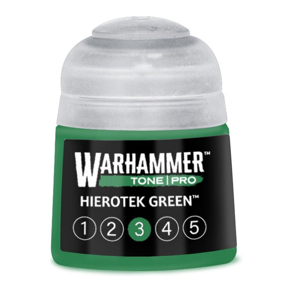 Краска Hierotek Green 3 — Warhammer Tone Pro