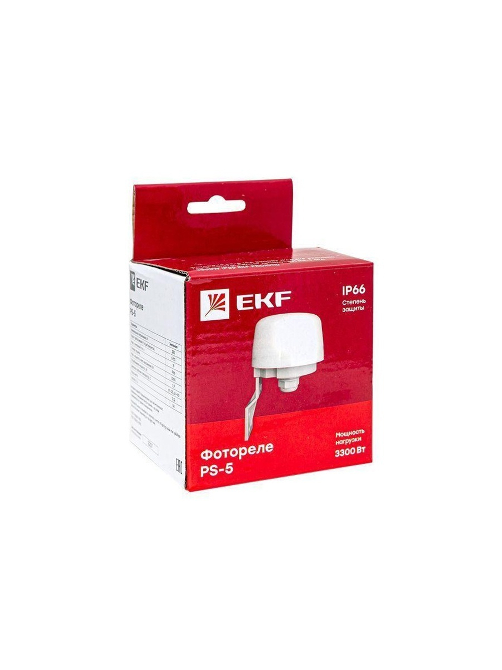 Фотореле PS-5 15А 3300Вт IP66 PROxima EKF fr-ps-5-15