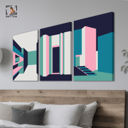 Картина karTTina "Рисунки аборигенов", 150 см х 70 см
