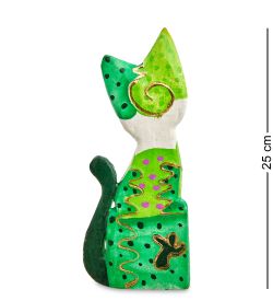 Decor and Gift 99-108 Фигурка «Кошка» н-р из двух 25, 20 см (албезия, о.Бали)