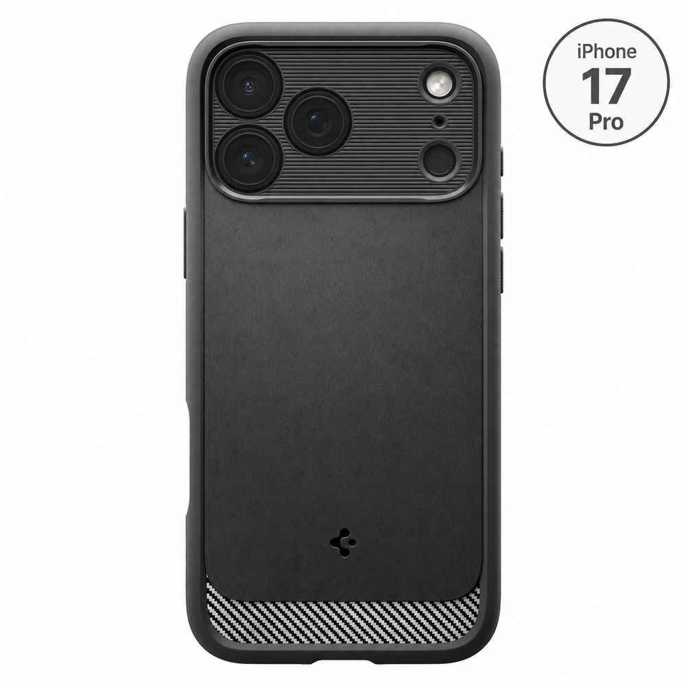 Чехол Spigen Rugged Armor MagSafe для iPhone 17 Pro Matte Black