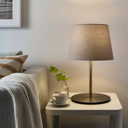 IKEA SKOTTORP  (ИКЕА СКОТТОРП)  -  Абажур, светло-серый, 33 см