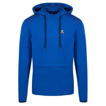 Мужская теннисная кофта Le Coq Sportif Training Perf Hoody Loose No.1 M - небесный