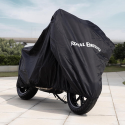 Непромокаемый чехол для мотоцикла Royal Enfield, черного цвета, арт. 1990642