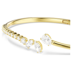 MESMERA:BANGLE OPEN WHI/GOS L