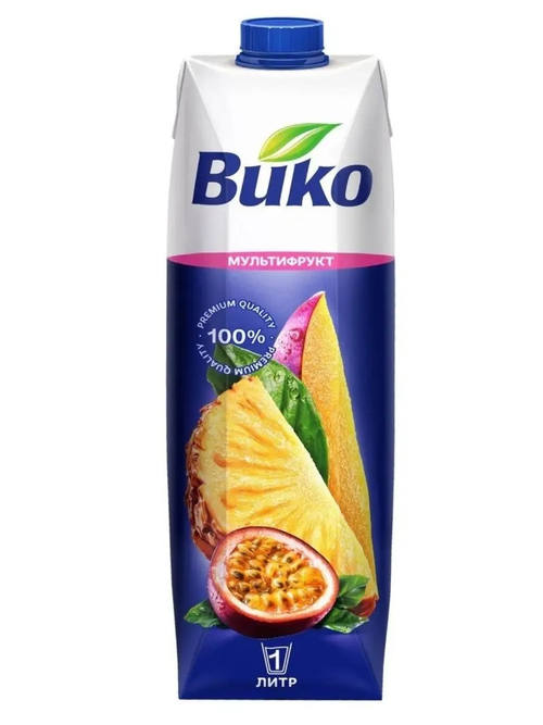 Вико Нектар Мультифрукт с Мякотью 1л