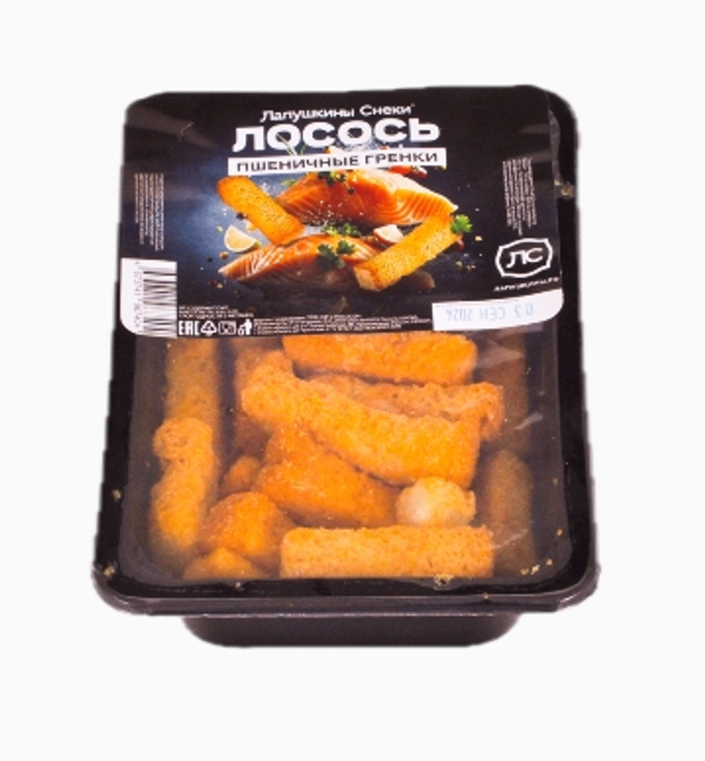 Гренки Пшеничные Лосось 100гр*30шт