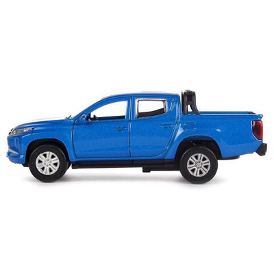 Модель ин. мет. "Mitsubishi L200" 13см, двери, багаж, синий, коробка L200-12-BU (Технопарк)