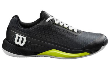 Мужские кроссовки теннисные Wilson Rush Pro 4.0 Clay - черный