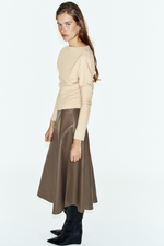 ОБТЯГИВАЮЩАЯ ФУТБОЛКА С ДЛИННЫМИ РУКАВАМИ — ZARA