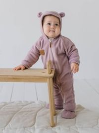 Комбинезон флисовый "Орхидея" 0+