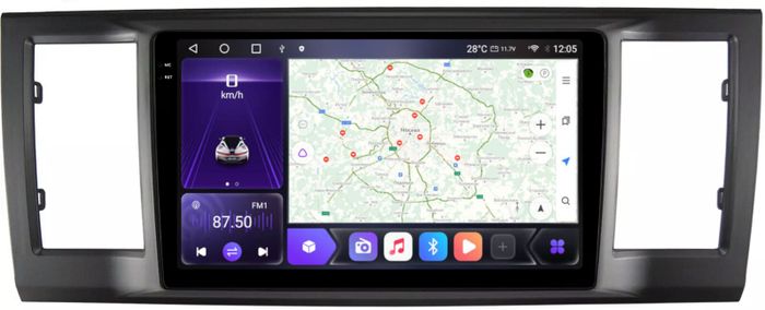 Магнитола для Volkswagen T6 Caravelle, Multivan, Transporter 2015-2019 - Kuberg OL-9122 QLed+2K, Android 12, Быстрая, CarPlay, 4G SIM-слот