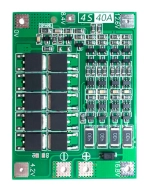 Плата заряда и защиты Li-ion BMS 4S 14.8V-16.8V 40A с балансировкой