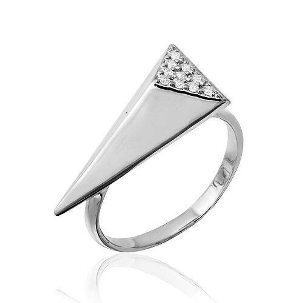 Кольцо из серебра 925 с фианитами. Кольцо из серебра 925 с фианитами.