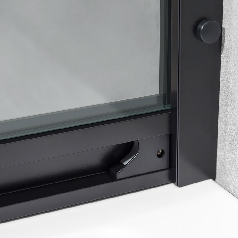 Душевой уголок Stile VSS-2ST9090CLB-L, 900*900, черный, стекло прозрачное, левый,