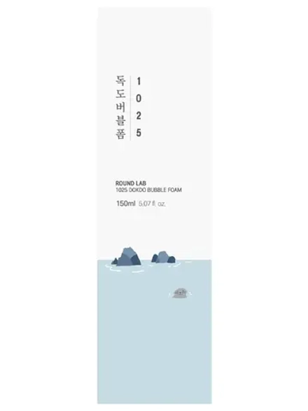 Round Lab Очищающий мусс с морской водой 1025 Dokdo Bubble Foam 150 мл