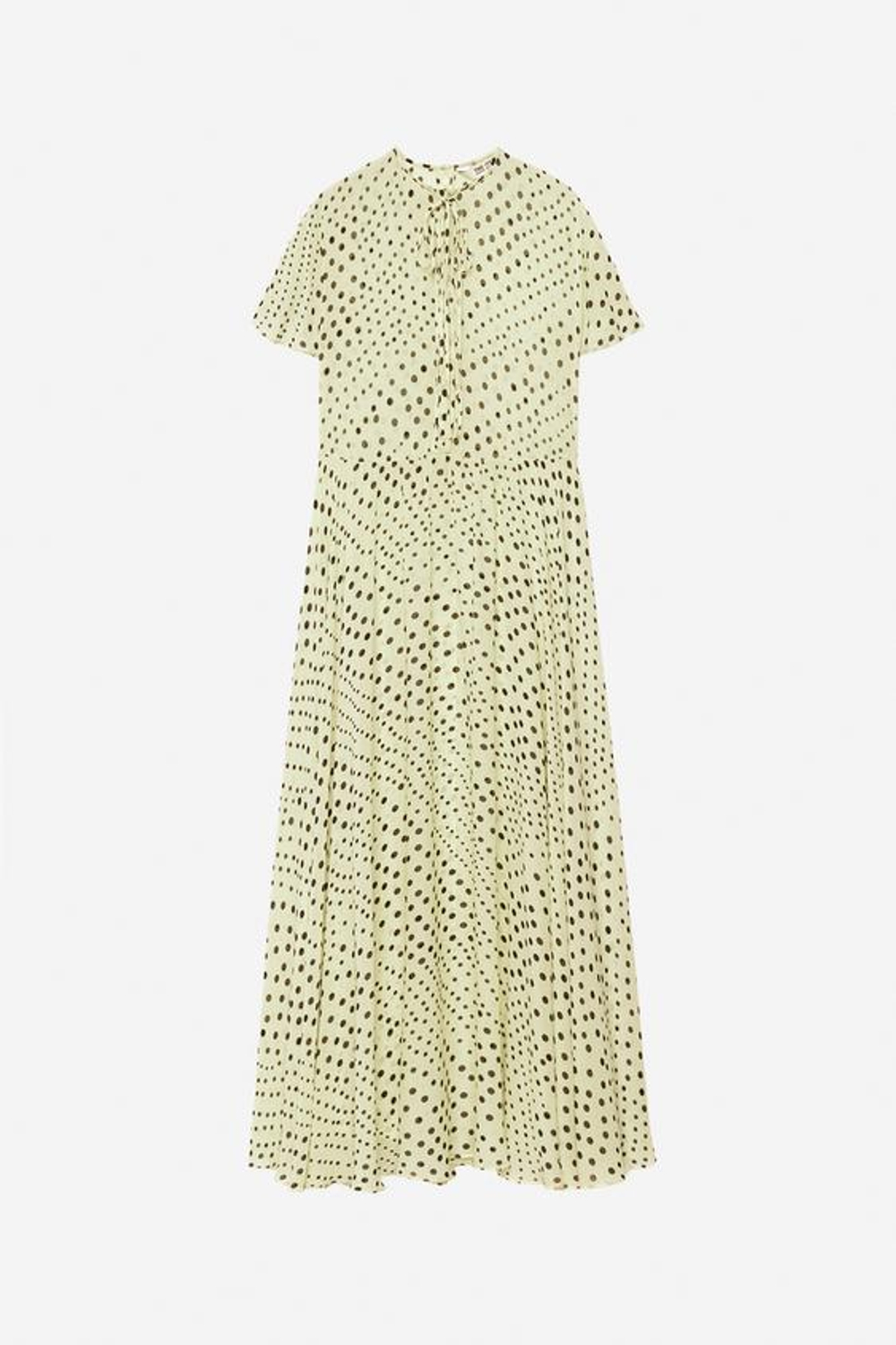 ZARA ПЛАТЬЕ В ГОРОШЕК — THE ITEM ZARA WOMAN, ВАНИЛЬНЫЙ