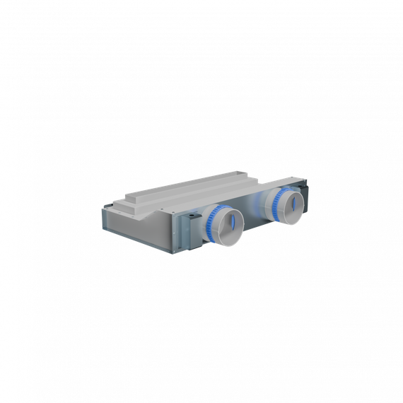 Flexag SHN-1-500-25-W щелевой диффузор с низкопрофильной КСД под гипсокартон, белый