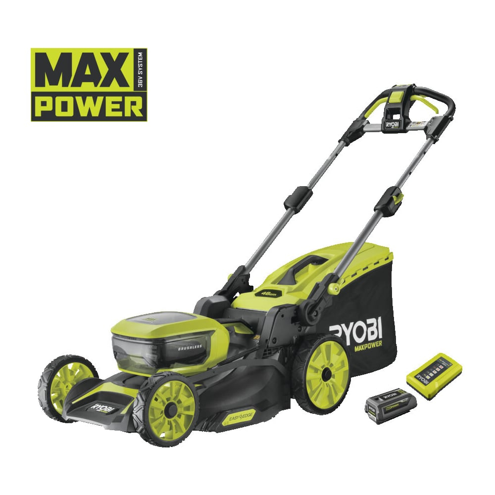 Бесщеточная газонокосилка Ryobi RY36LMXSP46A-150 36В 5133004913