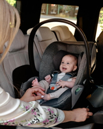 Коляска 3 в 1 Cybex Priam IV Rosegold complete и автокресло Cloud T i-Size Mirage Grey Plus Sepia Black