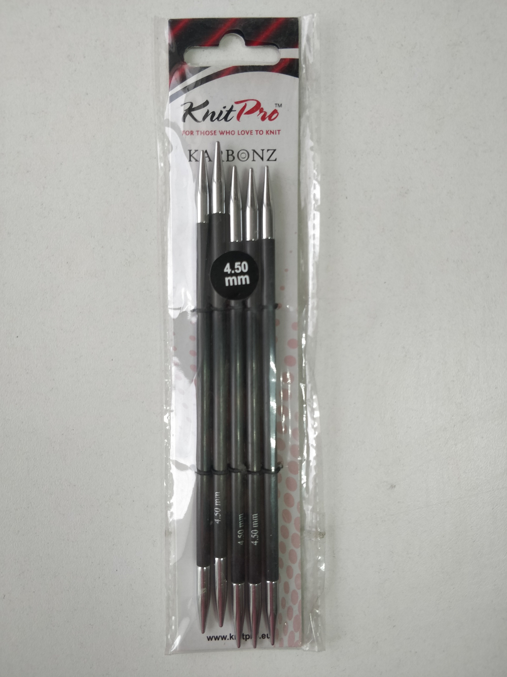 Knit Pro Karbonz чулочные спицы 15см