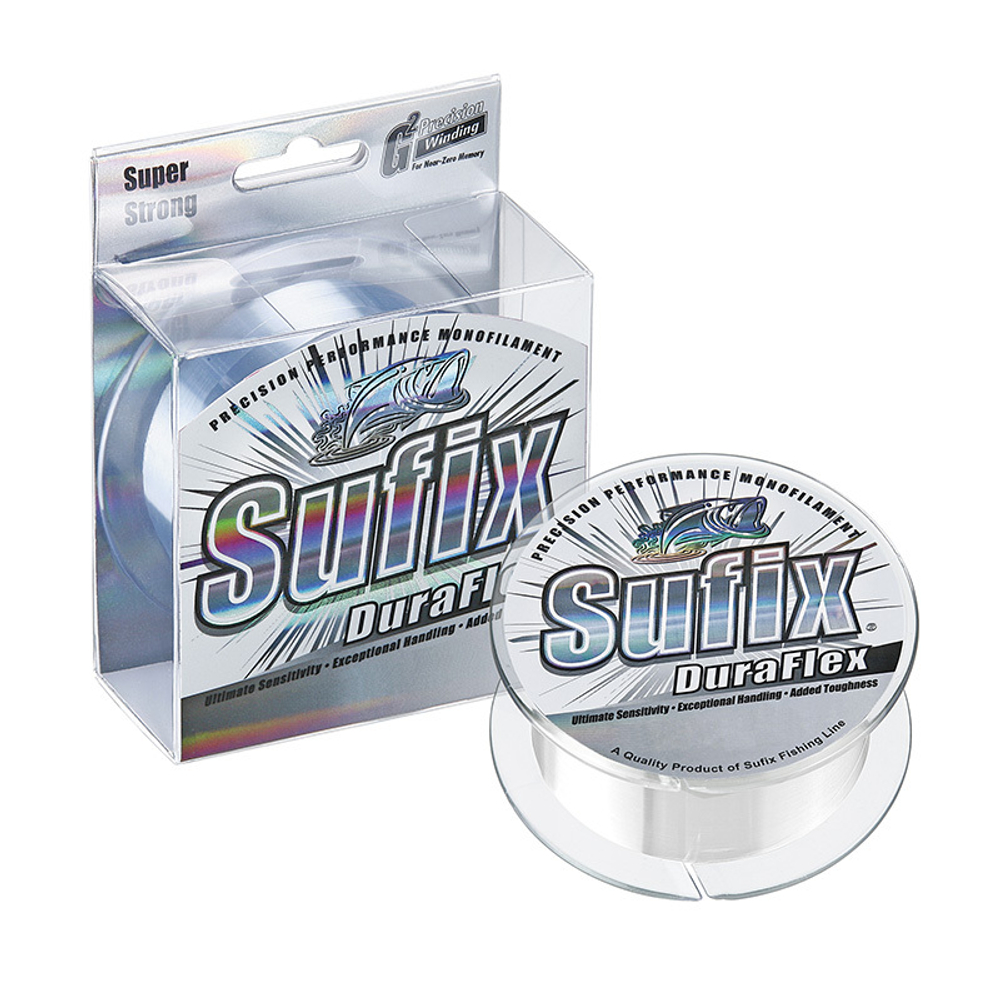 Леска SUFIX Duraflex x10 прозрачная 100 м 0.22 мм 5,6 кг