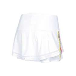 Женская теннисная юбка Lucky in Love Long In Love Stripe Skirt Women - White