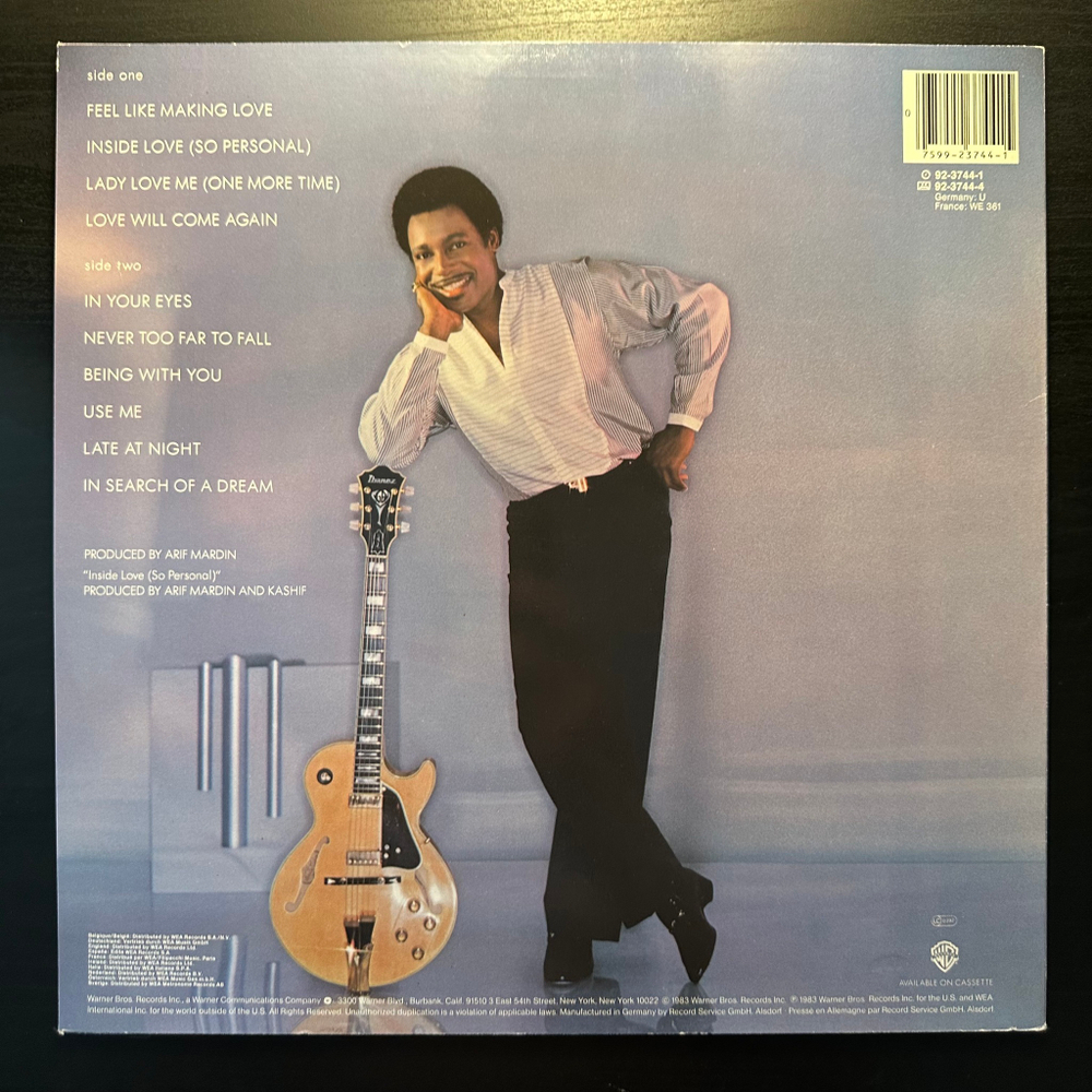 George Benson - In Your Eyes (Голландия 1983г.)
