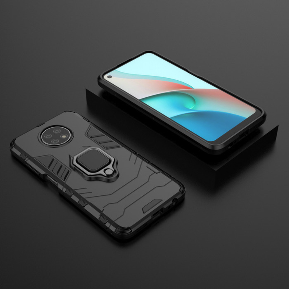 Противоударный чехол с кольцом Panther Case для Xiaomi Redmi Note 9 5G