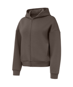 Худи на молнии JOGEL 360 Soft Zip Hoodie W Relaxed Fit, коричневый
