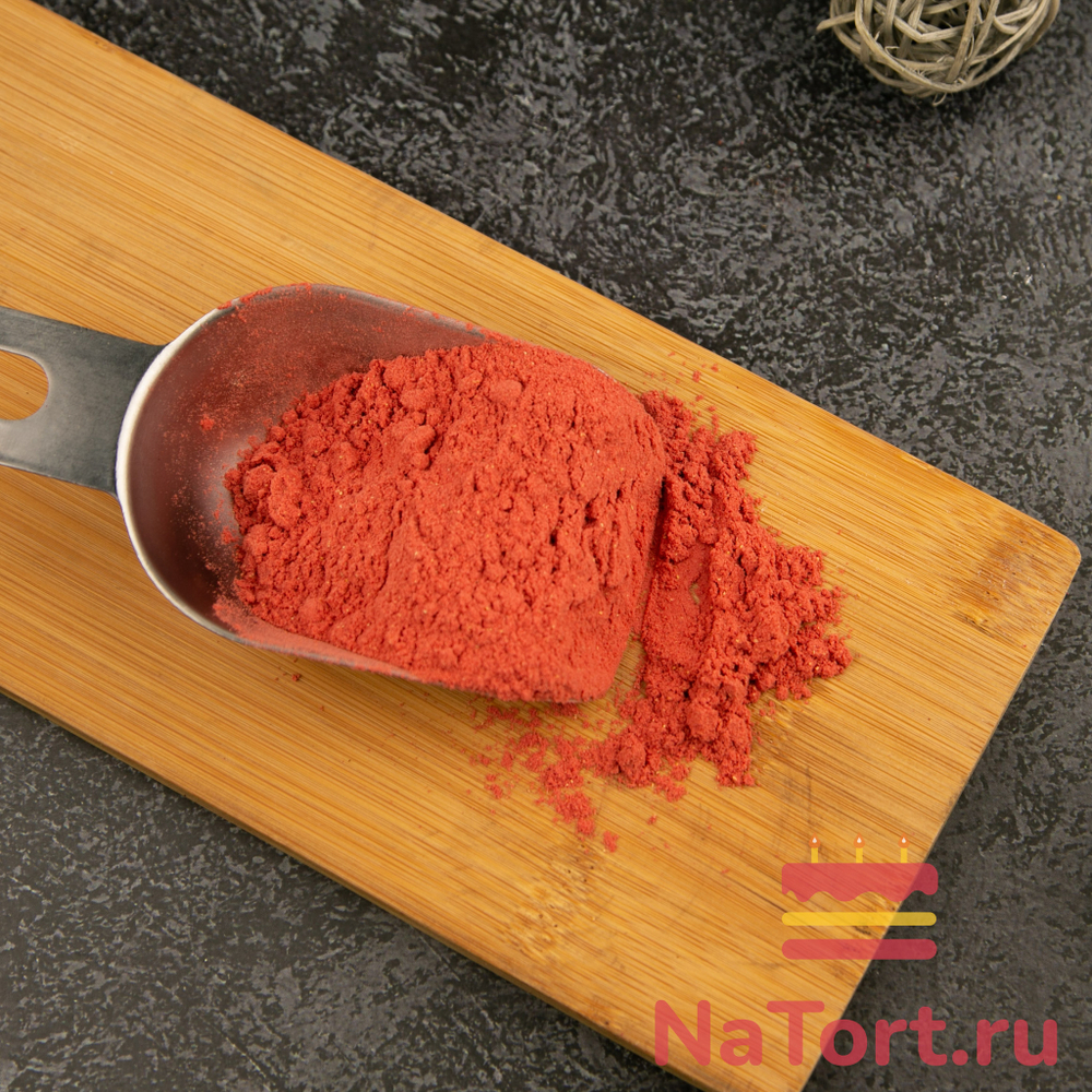 Клубника сублимированной сушки, порошок, 250 гр
