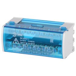 Шины на DIN-рейку ЭРА NO-224-97 в корпусе кросс-модуль ШНК 2х11 L+PEN | Кросс-модули