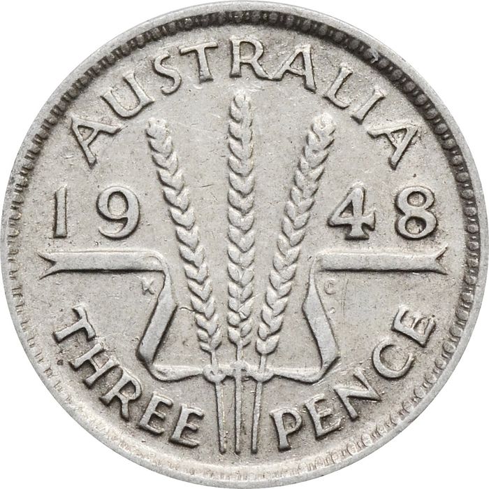 3 пенса 1948 Австралия