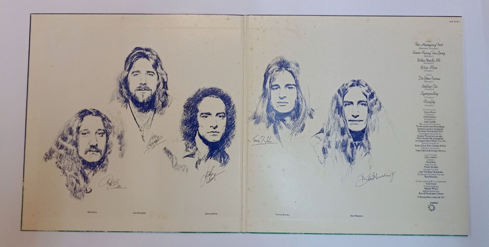 Винтажная виниловая пластинка LP Uriah Heep Firefly (Japan 1981) (No Obi)