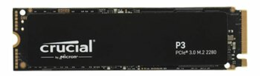 SSD CRUCIAL P3, 1 ТБ, M.2, PCIe, NVMe, CT1000P3SSD8
