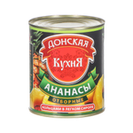 Кольца ананаса Донская Кухня в сиропе 580 мл