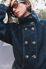 ДЖИНСОВАЯ КУРТКА Z1975 С КОНТРАСТНОЙ СТРОЧКОЙ — ZARA