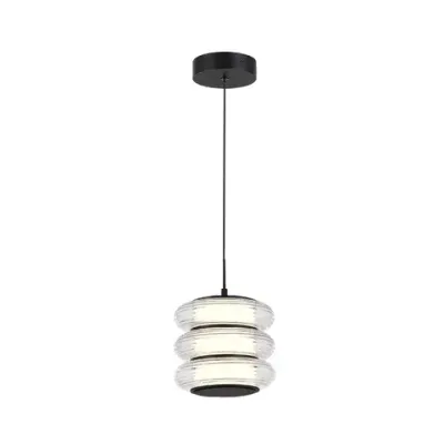 SL6239.403.03 Светильник подвесной ST-Luce черный/прозрачный LED 1*16W 3000K
