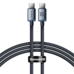 Кабель-зарядка Type-C на Type-C Baseus Crystal Shine Series 100W 1.2м (CAJY000601) синий